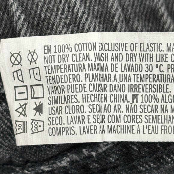 Forever 21 Button Fly Elastic Waist Wide Leg Women's size XL Gray Denim Jeans - Picture 3 of 4